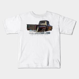 Customized 1956 Chevrolet 3100 Apache Pickup Truck Kids T-Shirt